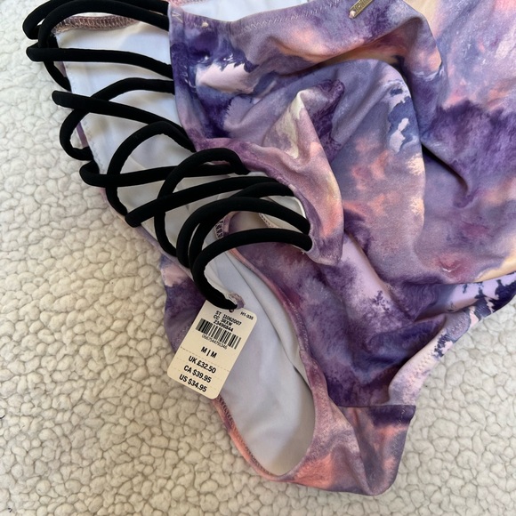 Victoria’s Secret PINK Extra High Rise Strappy Bikini Swim Bottom M - Picture 4 of 6